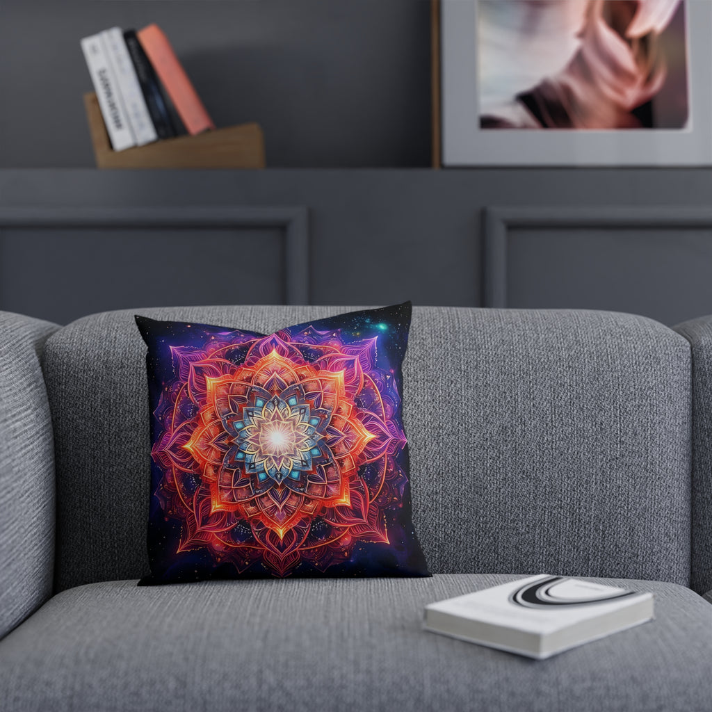 Premium Mandala Print Cushion - Cosmic Bohemian Home Decor