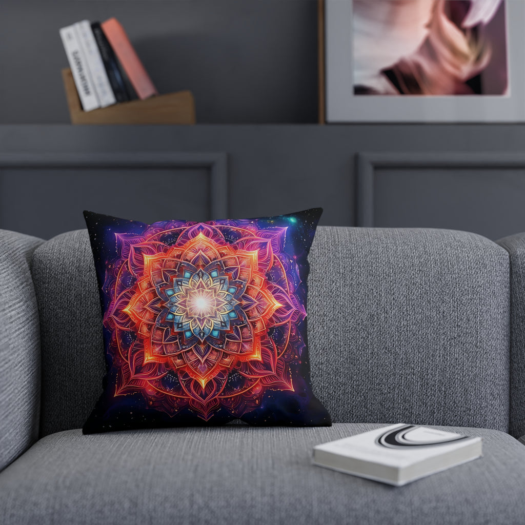 Premium Mandala Print Cushion - Cosmic Bohemian Home Decor