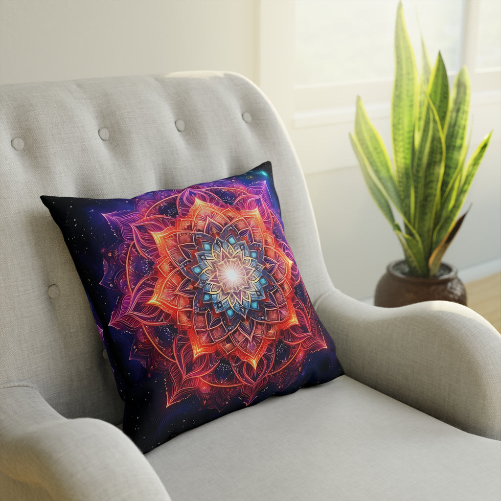Premium Mandala Print Cushion - Cosmic Bohemian Home Decor