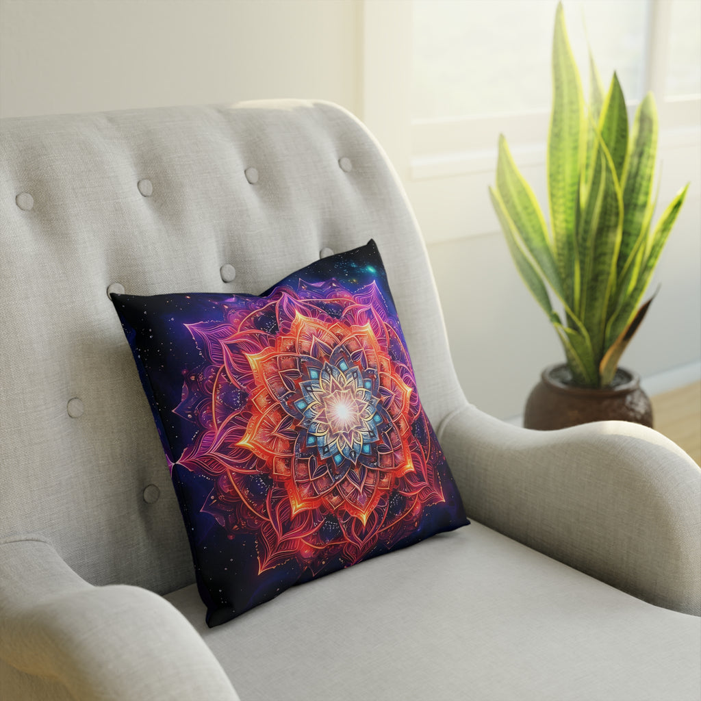 Premium Mandala Print Cushion - Cosmic Bohemian Home Decor