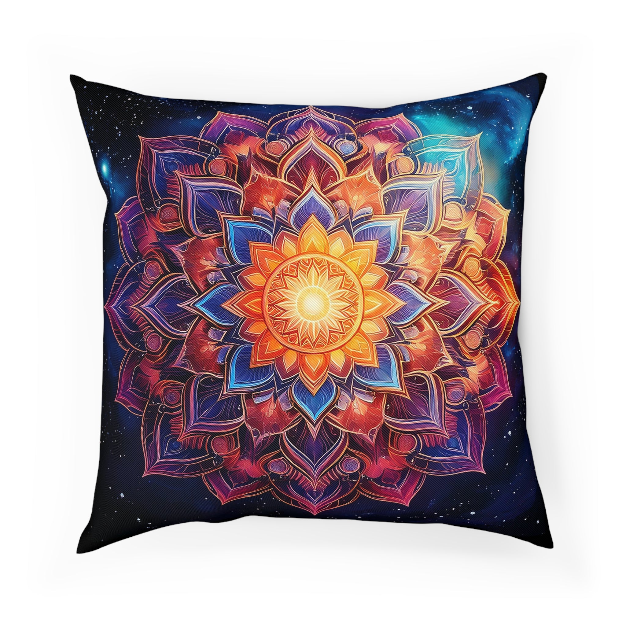 Premium Mandala Print Cushion - Cosmic Bohemian Home Decor