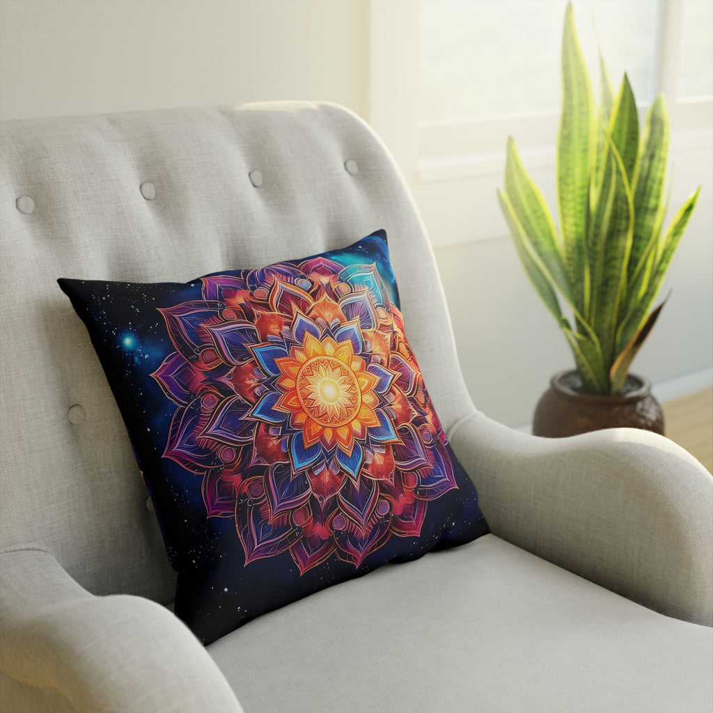 Premium Mandala Print Cushion - Cosmic Bohemian Home Decor