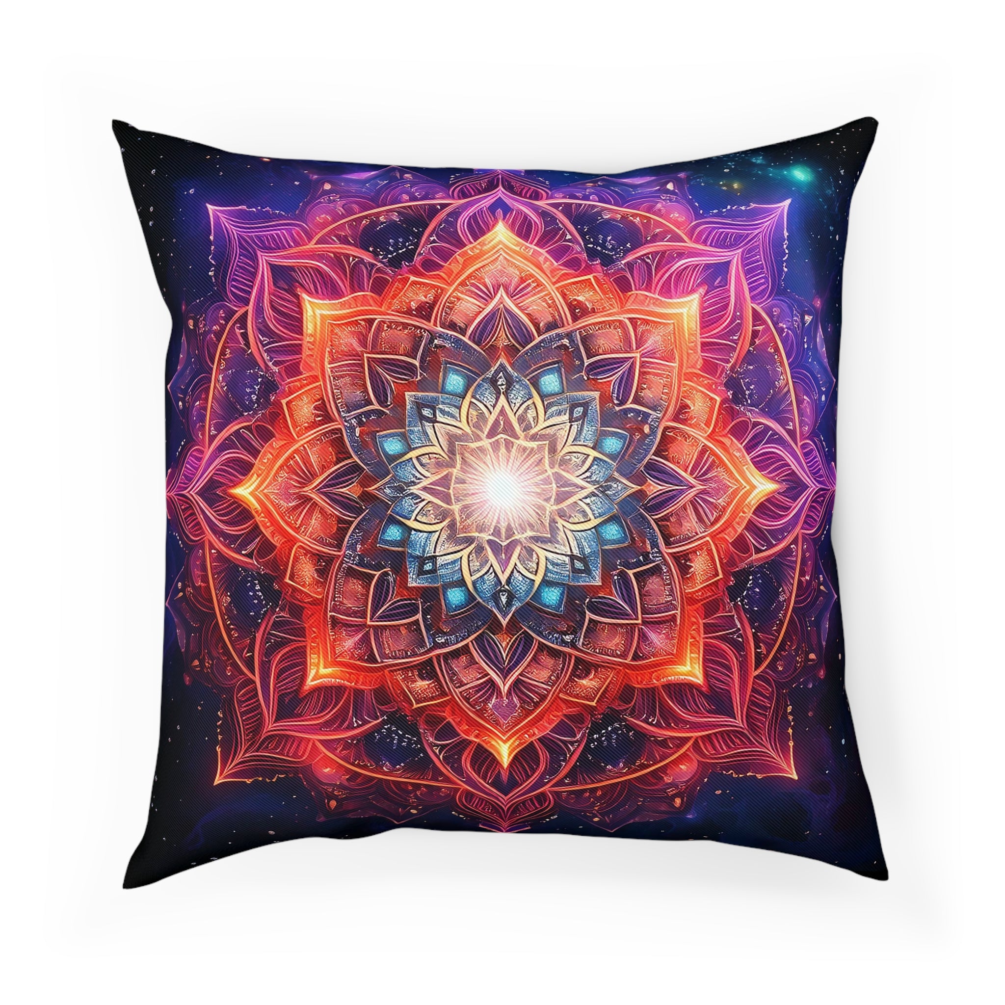 Premium Mandala Print Cushion - Cosmic Bohemian Home Decor